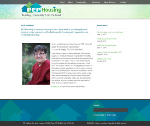 PEP Housing website
